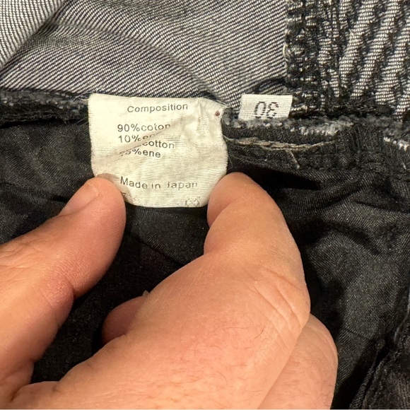 Balmain Paris Size 30 Men’s black 4 pocket biker style jeans - Picture 5 of 9